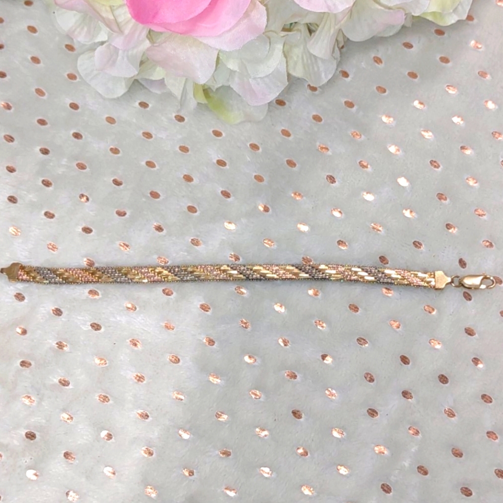 Vintage Milor Chevron Italian bracelet